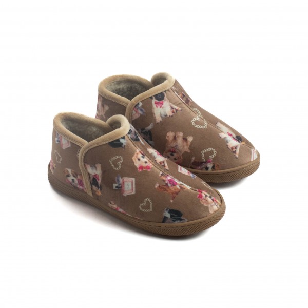 Pantufa Fechado Pets Leffa Infantil