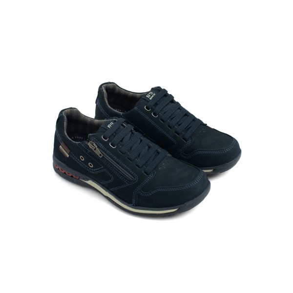 Tênis Casual em Couro Pegada Masculino