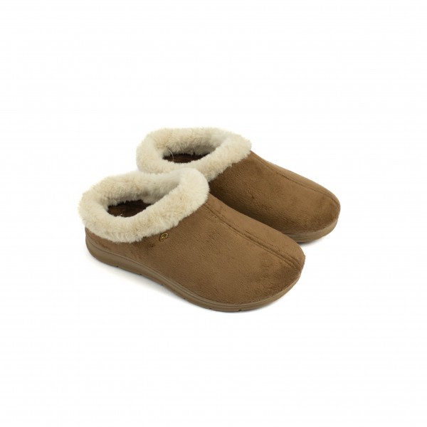 Pantufa Fechado em Tecido Atoalhado Pegada Feminino