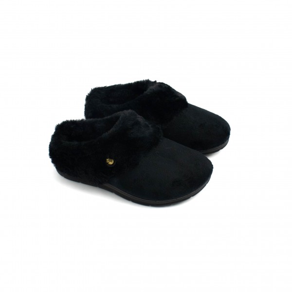 Pantufa Fechado em Tecido Atoalhado Pegada Feminino