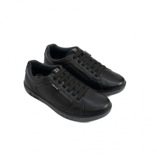 Tênis Casual em Couro Pegada Masculino