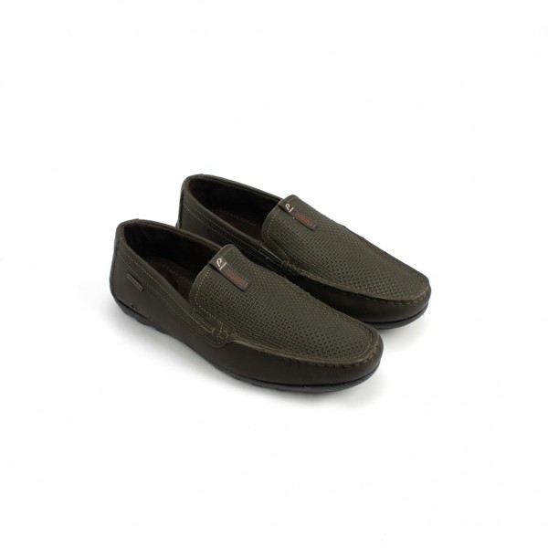 Sapato Mocassim em Couro Washed Pegada Masculino