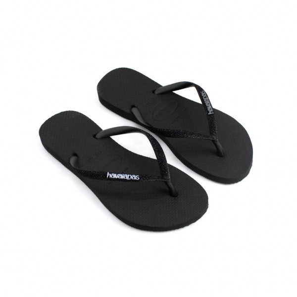 Chinelo de Dedo Slim Glitter II Havaianas Feminino