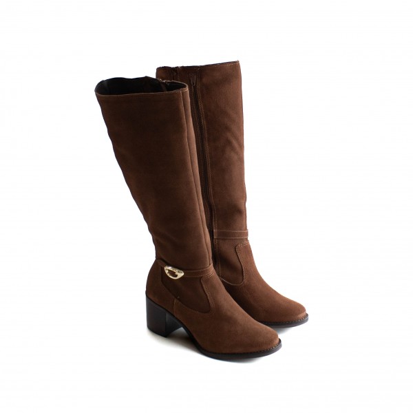 Bota Cano Longo em Couro  Jorge Bischoff Feminino