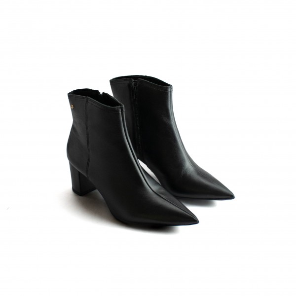 Bota Cano Curto em Couro Gaspea Majestic Confort 365 Soft Feminino
