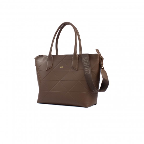 Bolsa Shopping Tote Tiracolo Maely Napa Premiatto Grande Schutz Feminino
