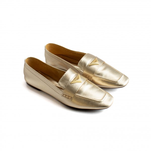 Sapato Mocassim em Couro Schutz Feminino