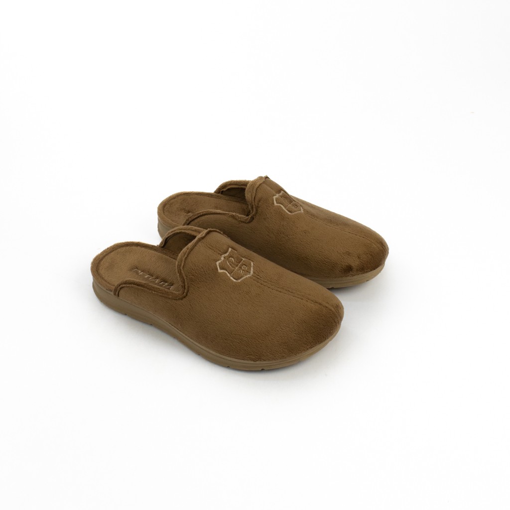Pantufa Aberto em Tecido Atoalhado Pegada Feminino
