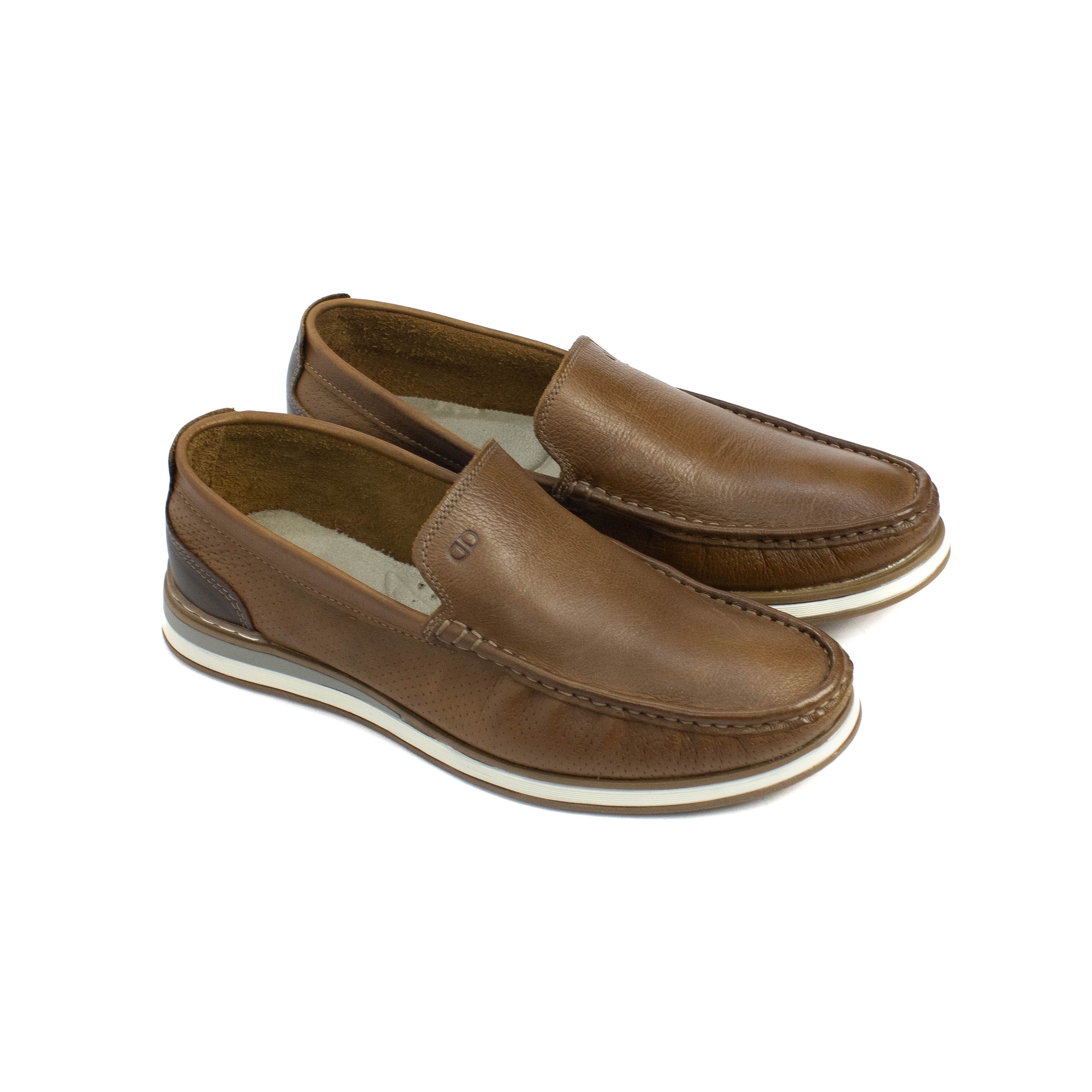 Sapato Mocassim Denim Flow Democrata Masculino