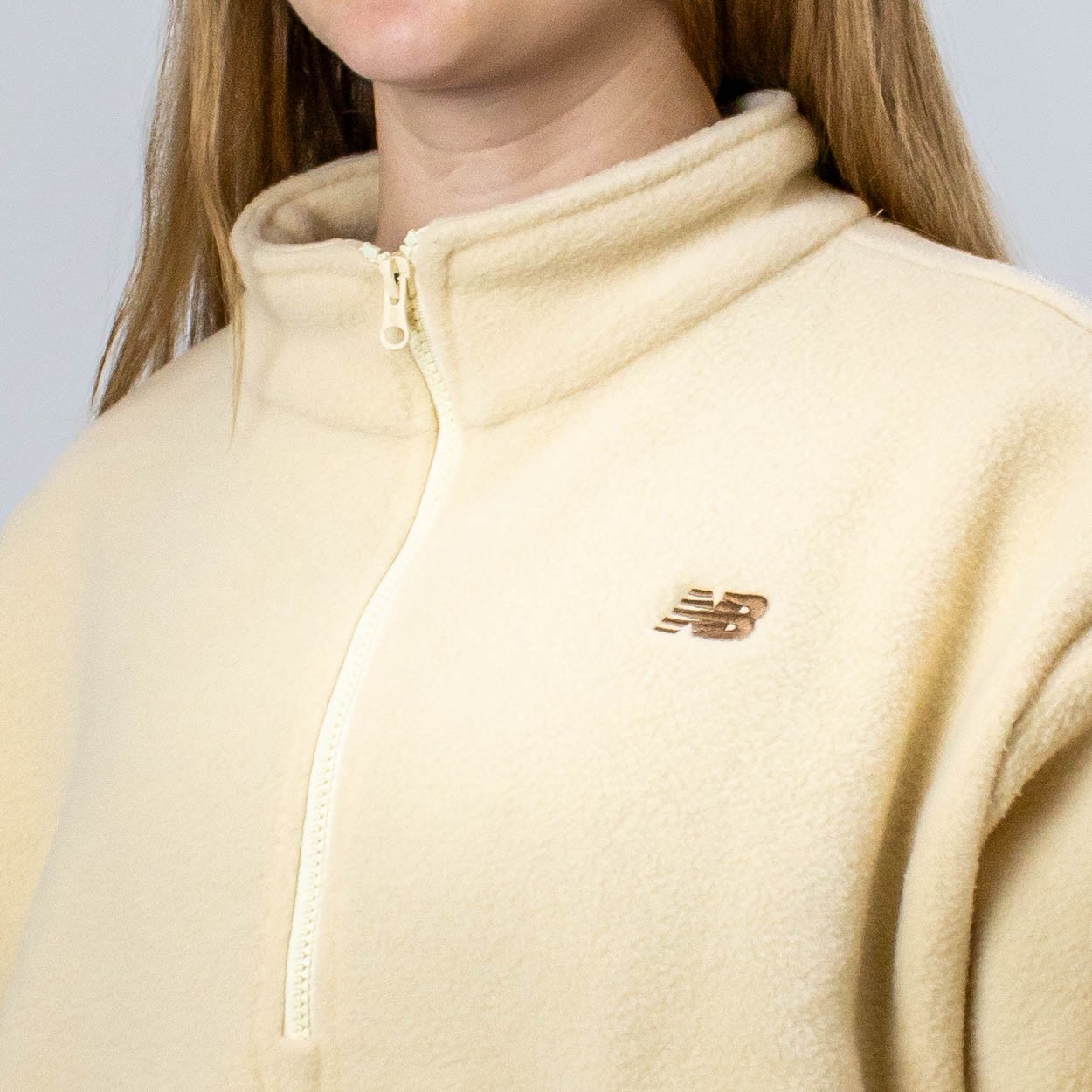 Blusão Casual Fleece 1/2 Ziper New Balance Feminino
