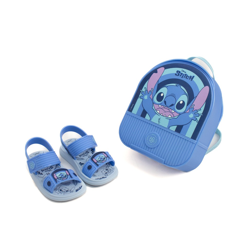 Sandália com Acessório Mochila Disney Stitch Kids Grendene Infantil