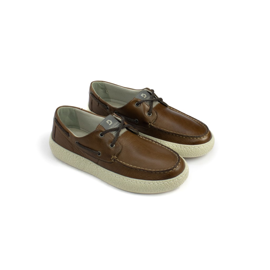 Sapato Mocassim Sider Denim Bora Democrata Masculino