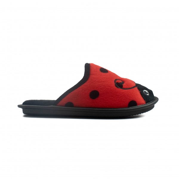 Pantufa Aberto Joaninha Leffa Infantil