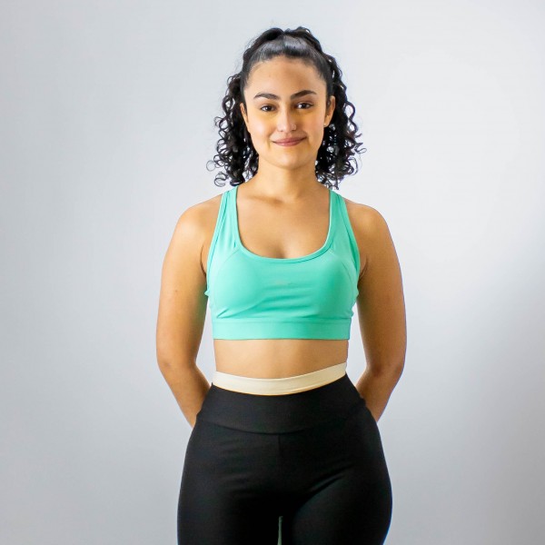 Top Nadador Alta Sustentação Essential Run More Feminino