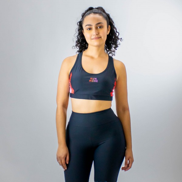 Top Nadador Alta Sustentação Run More Feminino