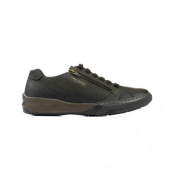 Tênis Casual em Couro Pegada Masculino