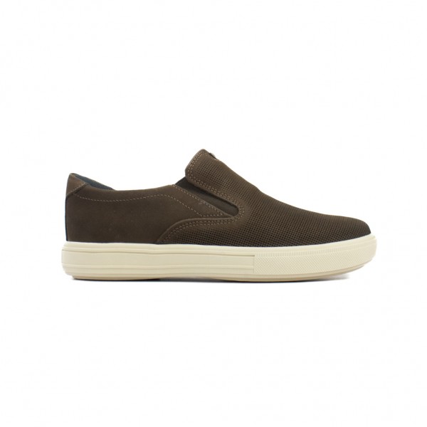 Tênis Casual em Couro Pegada Masculino