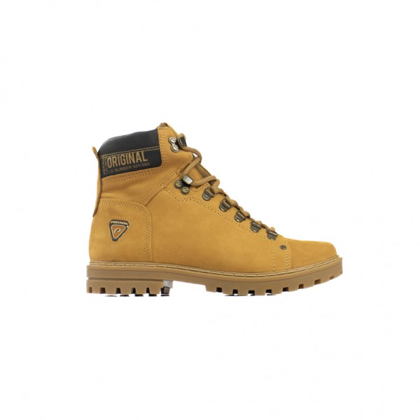Bota Cano Curto em Couro Pegada Masculino