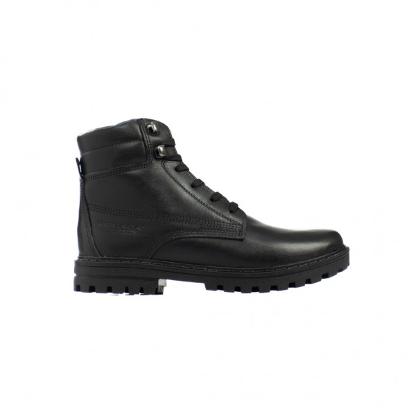 Bota Cano Curto em Couro Pegada Masculino