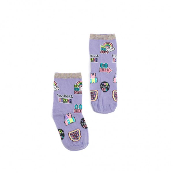 Meia Cano Longo No Bad Days Selene Infantil
