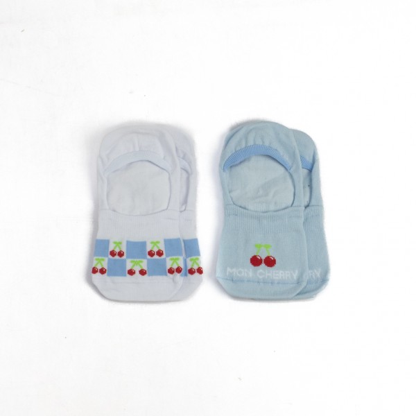 Meia Sapatilha Kit 2 Pares Sortidas Selene Feminino