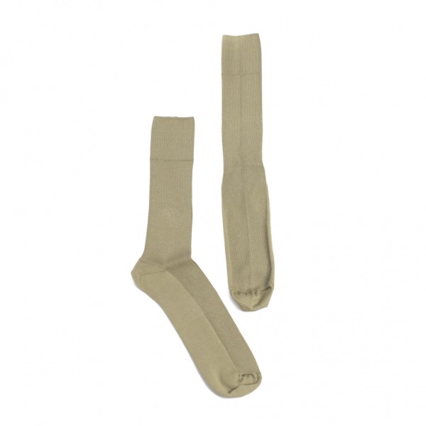 Meia Cano Longo Algodão Kaki Selene Masculino