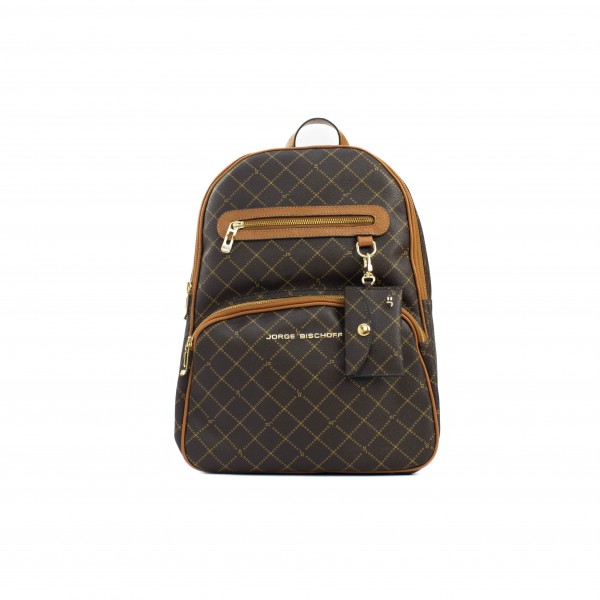Mochila Casual Monograma Jorge Bischoff Feminino