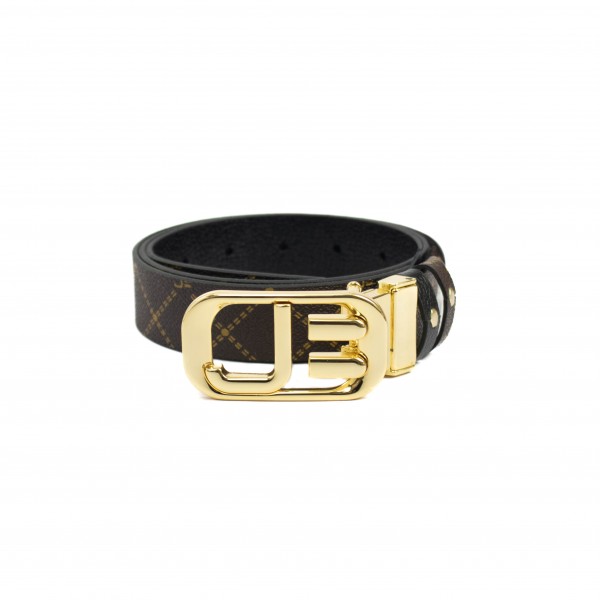 Cinto Casual Reversivel Monograma JB Jorge Bischoff Feminino