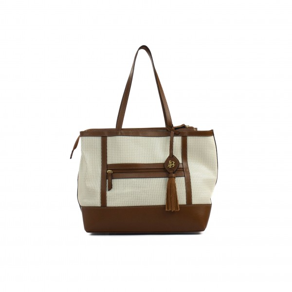 Bolsa Tote Rute em Couro Shine Linea Bella Feminino