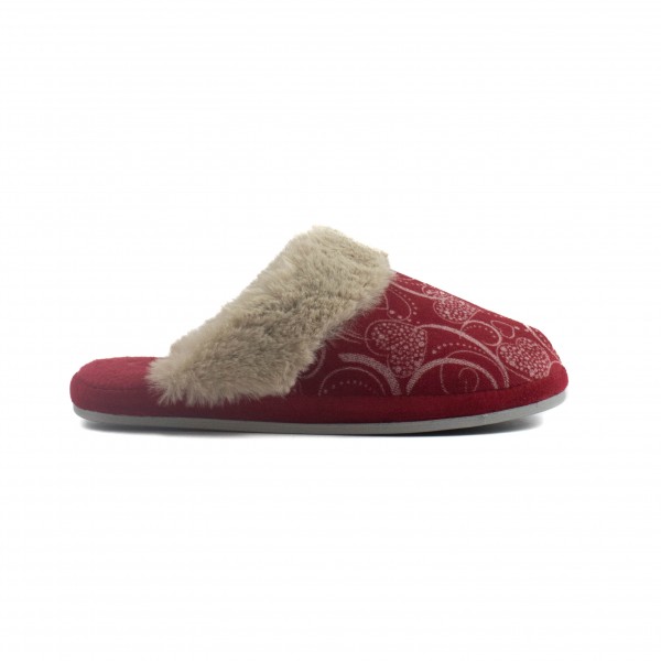Pantufa Aberto Coração Leffa Feminino