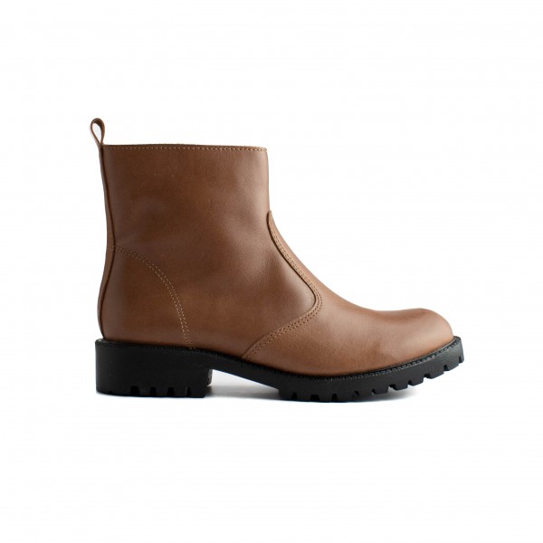 Bota Cano Curto em Couro Tratorada Anacapri Feminino