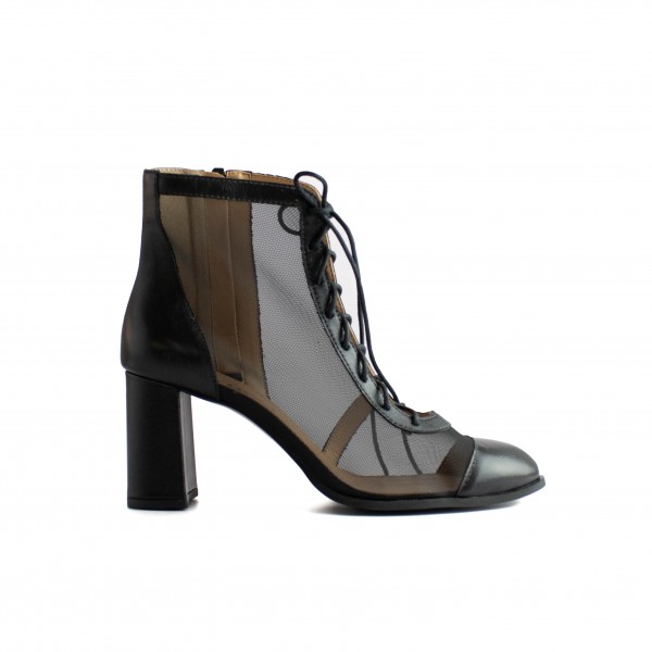 Bota Cano Curto Tela Mesh Slim Fly Ferrucci Feminino