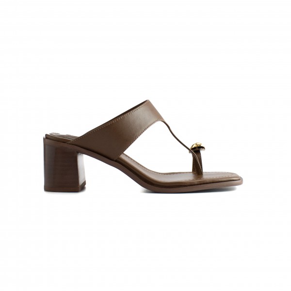 Tamanco Mule Elysa em Couro Schutz Feminino