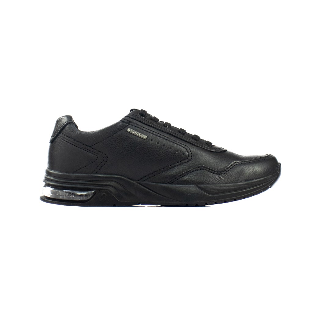 Tênis Casual em Couro Pegada Masculino