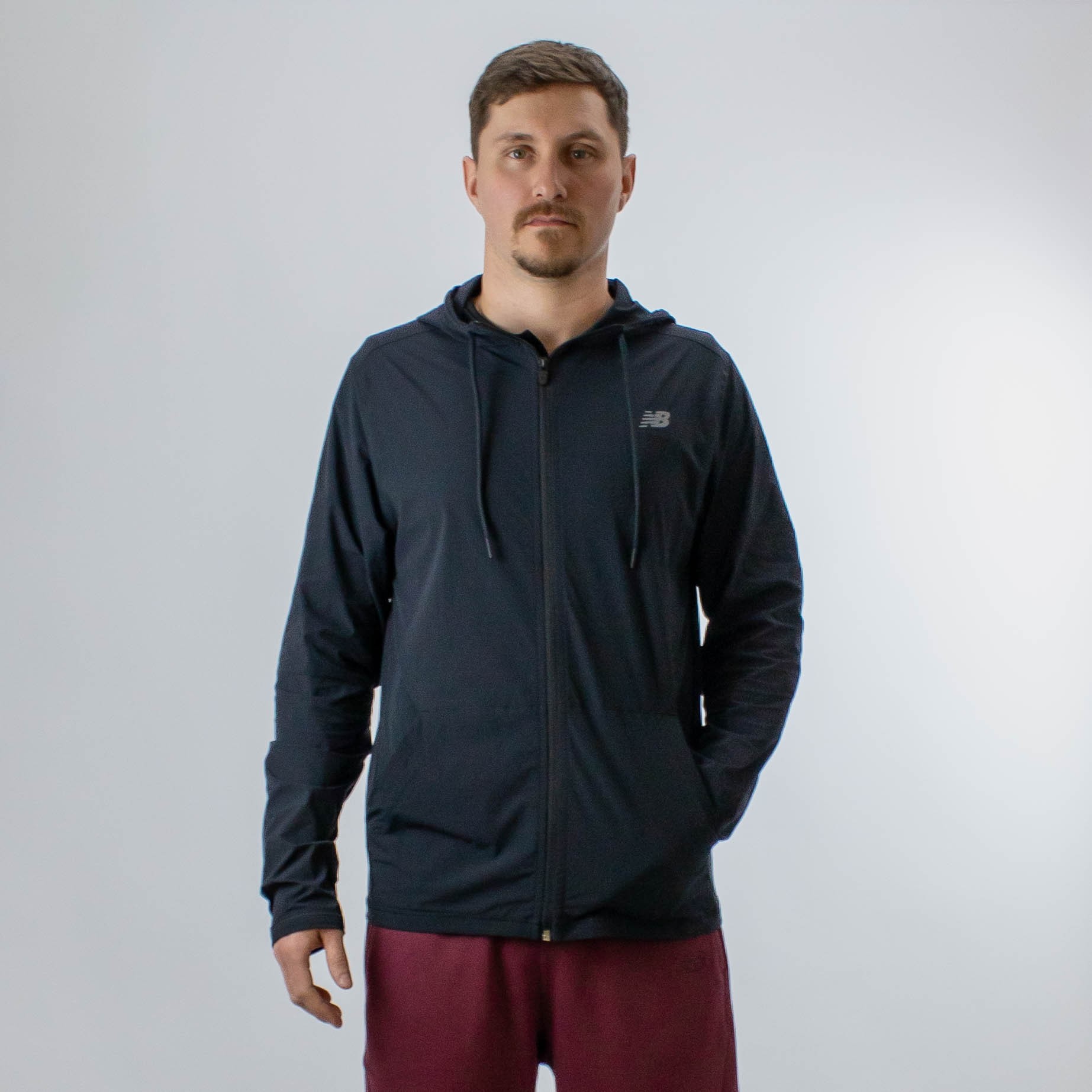 Jaqueta Corta Vento com Capuz Active New Balance Masculino