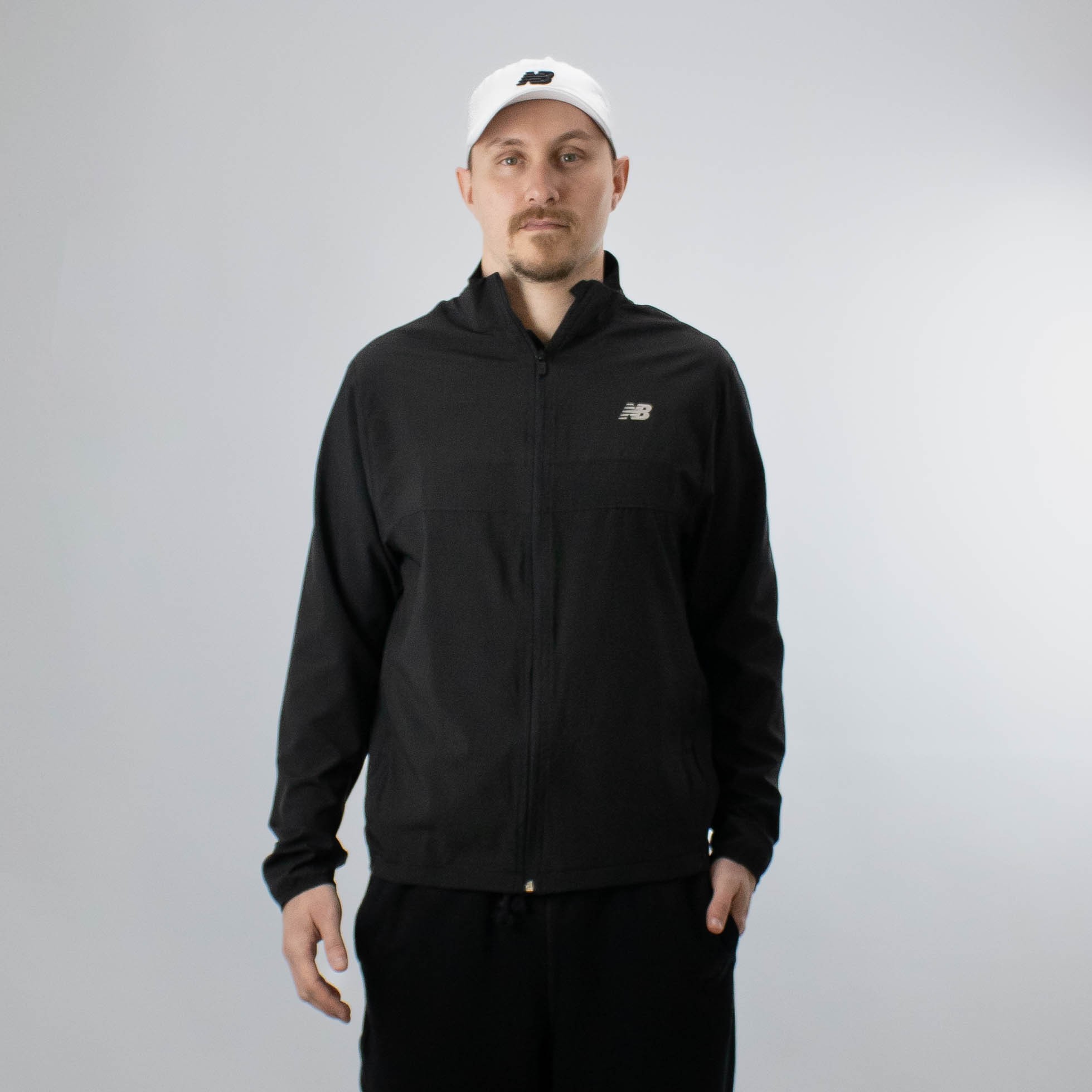 Jaqueta Corta Vento com Capuz Essentials New Balance Masculino