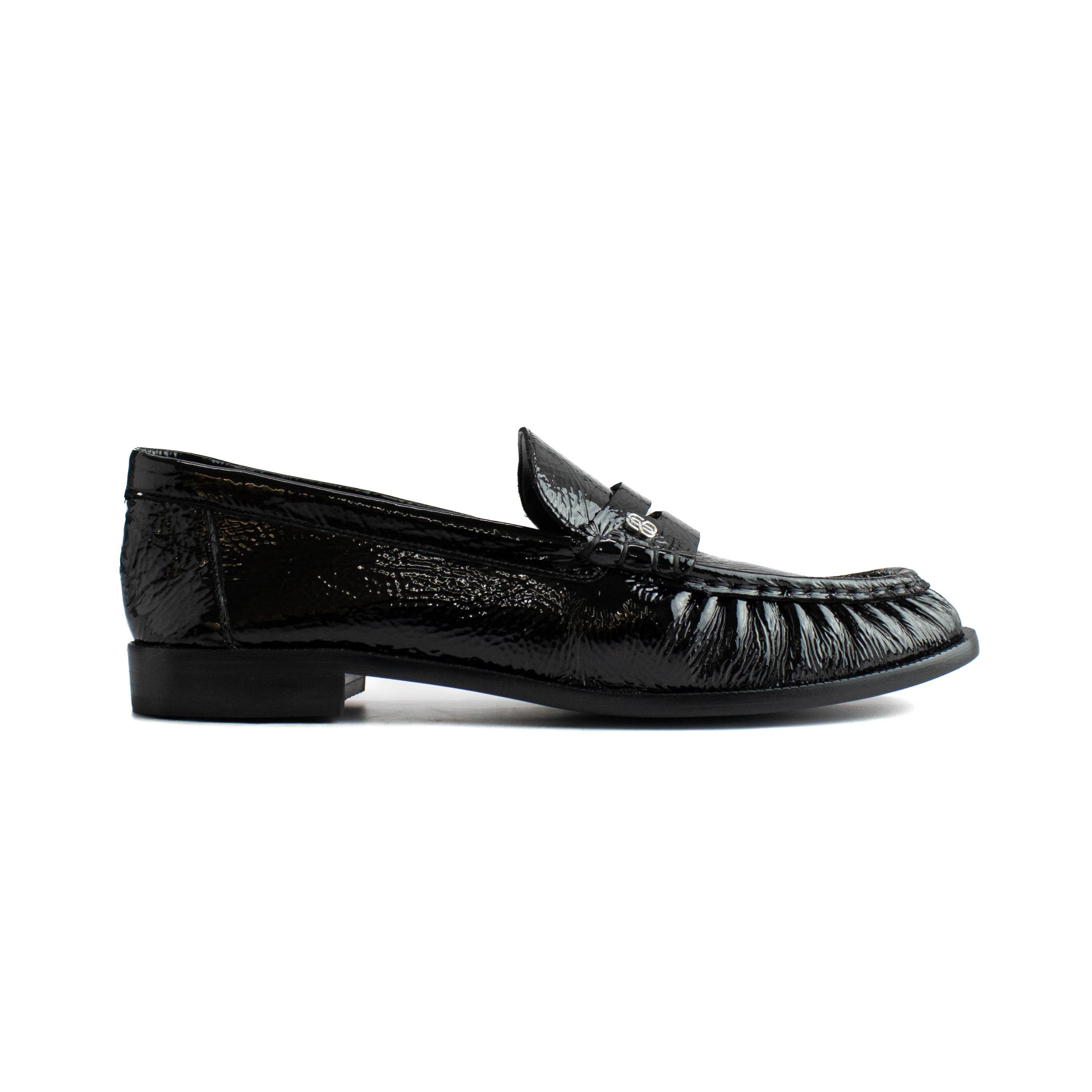 Sapato Mocassim em Couro Verniz Glossy Schutz Feminino