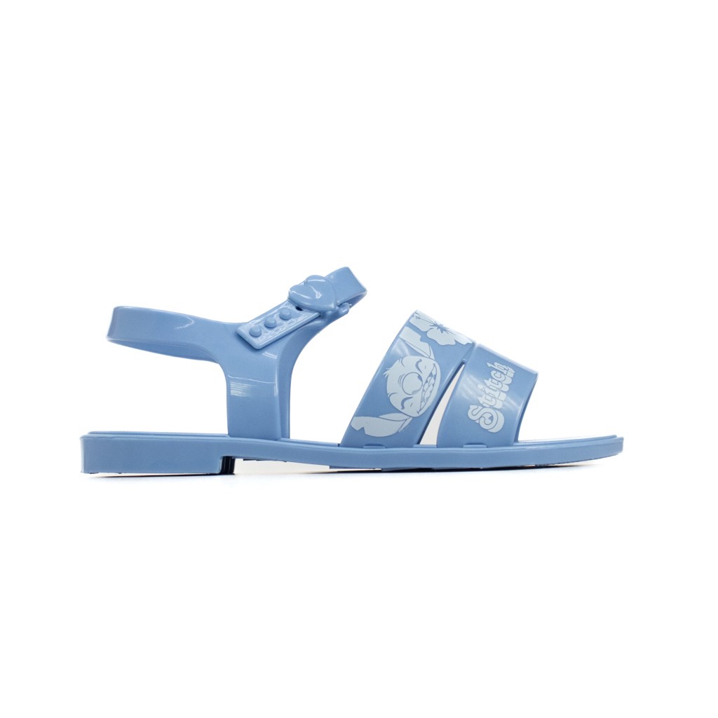 Sandália Rasteira com Relógio Stitch Time Kids Grendene Infantil