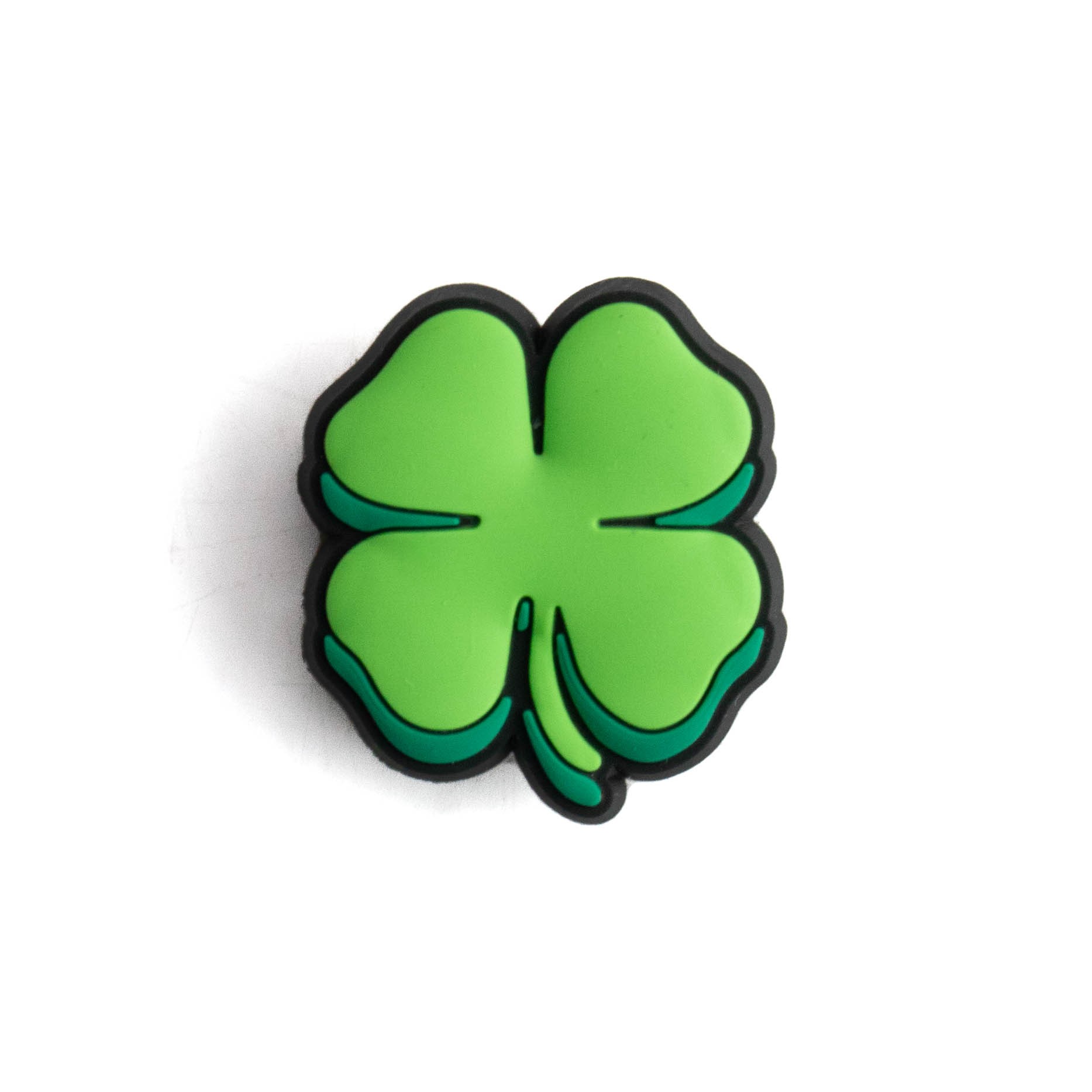 Broche Acessório Jibbitz Trevo de Quatro Folhas Crocs Unissex
